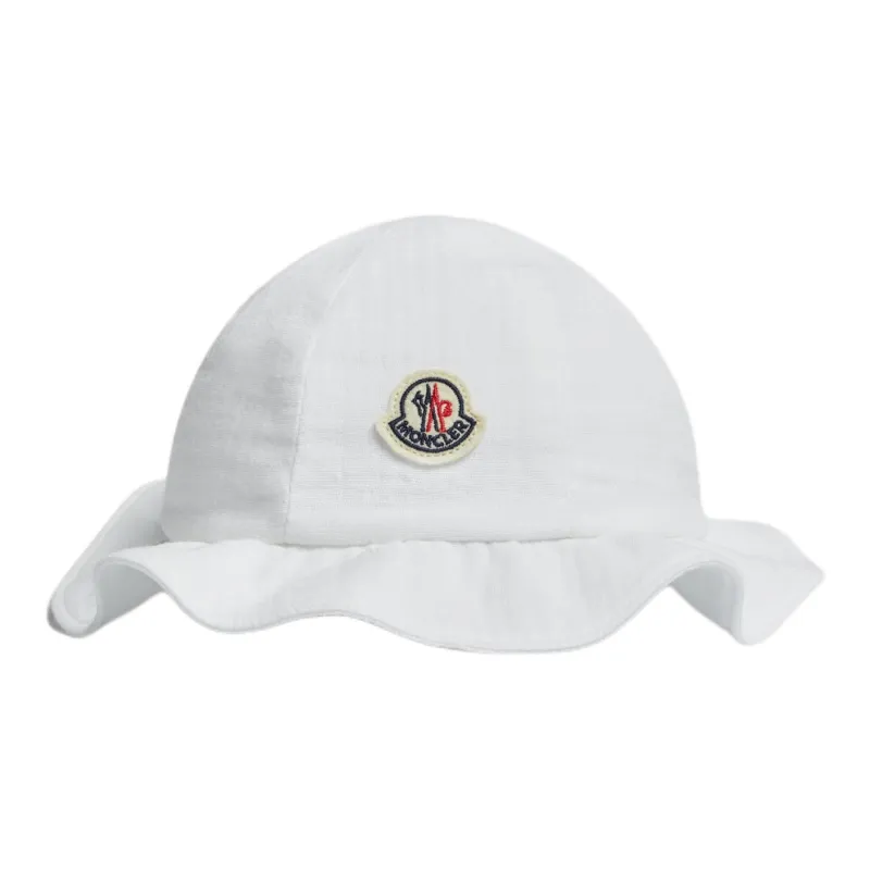 Moncler Enfant Logo patch Bucket Hat-0