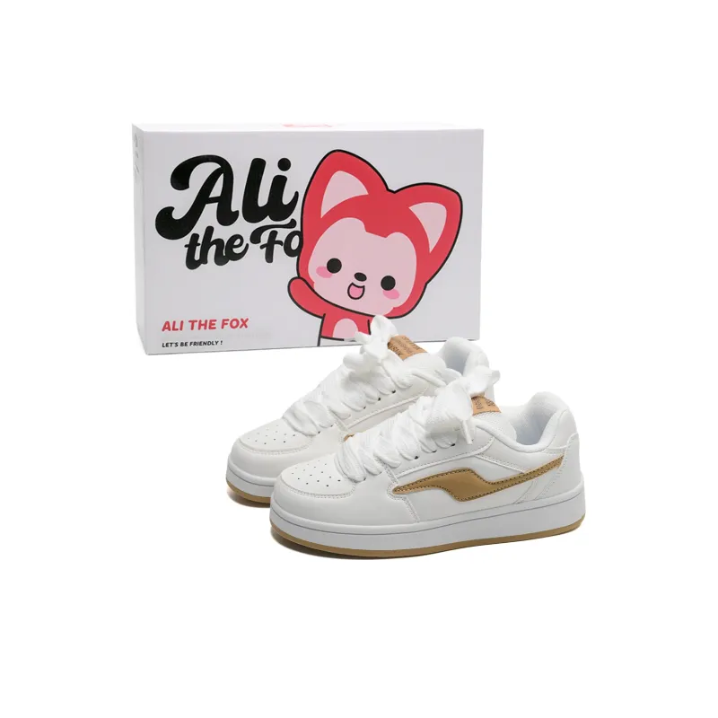 ALI THE FOX Low Top Skateboard Shoes Women's-12