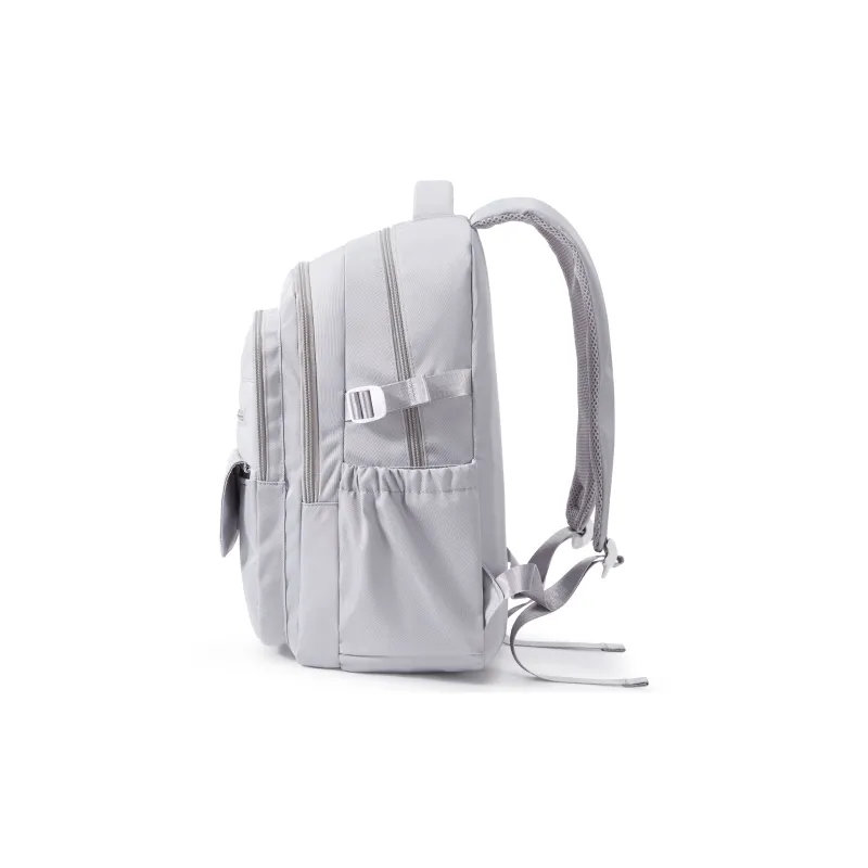 Kawasaki Fabric Backpack Regular Unisex Light Blue/Light Gray/Ecru-8