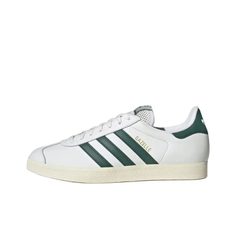 Adidas Gazelle Core White Collegiate Green Cream White-0