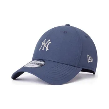 New Era Cotton Polyamide Linen Elastane Polyester Baseball Caps Unisex Gray Blue