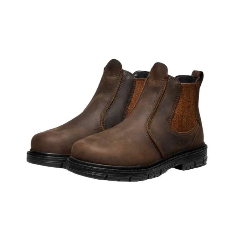 KEEN San Jose Short Chelsea Boots Women's Brown-1