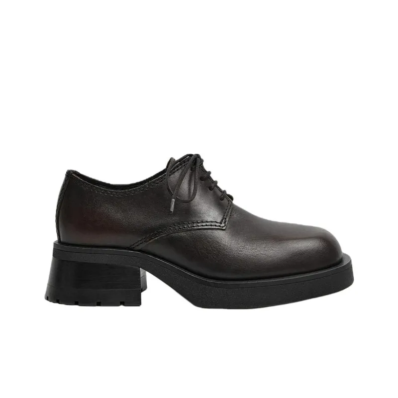 MIISTA Chunky Heel High Heels 5cm Women's Black-1