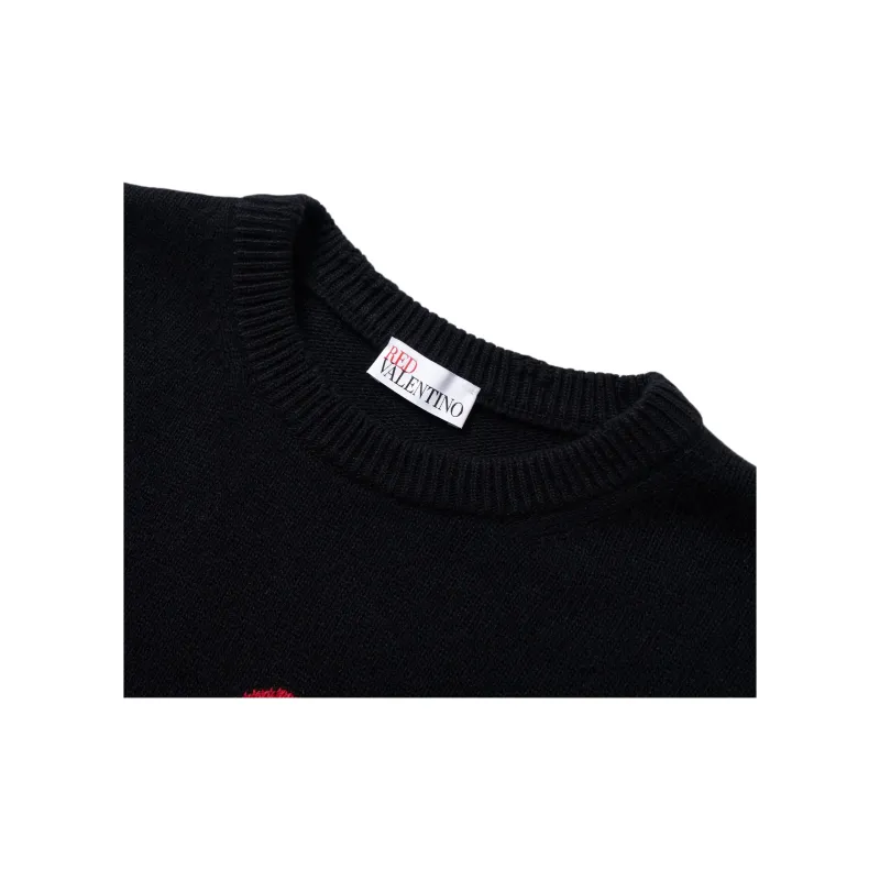 RED VALENTINO SS22 Sweater Women's Black-6