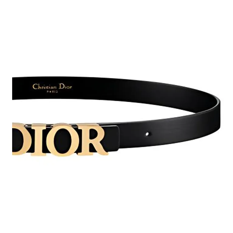 DIOR   Leather Belts Women's Black  -1