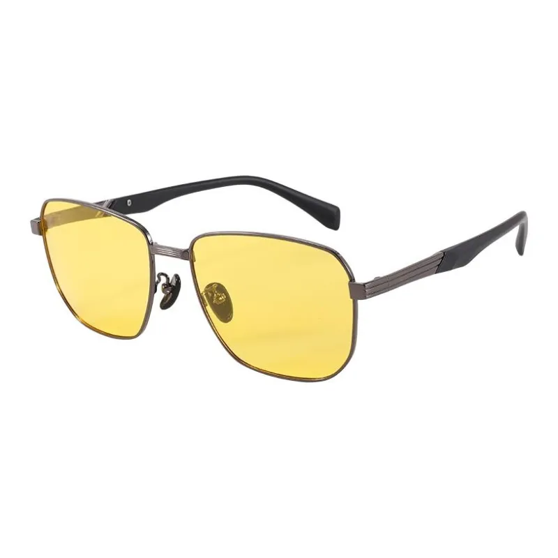 JEKA Metal Square Sunglasses Men's-3