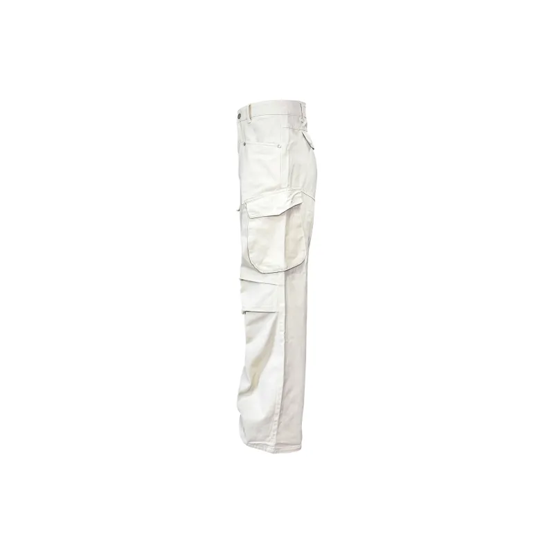NEVER RULE Jeans Unisex Light Yellow Mud-2