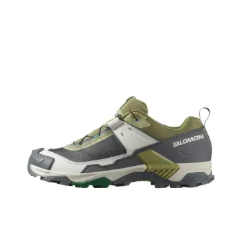 SALOMON X ULTRA 5 Abrasion-Resistant Low-Top Trekking Shoes Men's Green