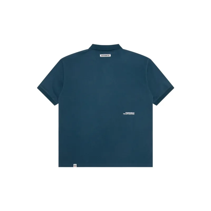 Aape By *A Bathing APE® Cotton Polo Shirt-3