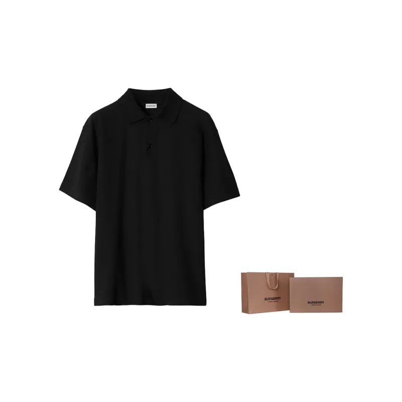 Burberry Piqué weave Cotton Polo Shirt-9