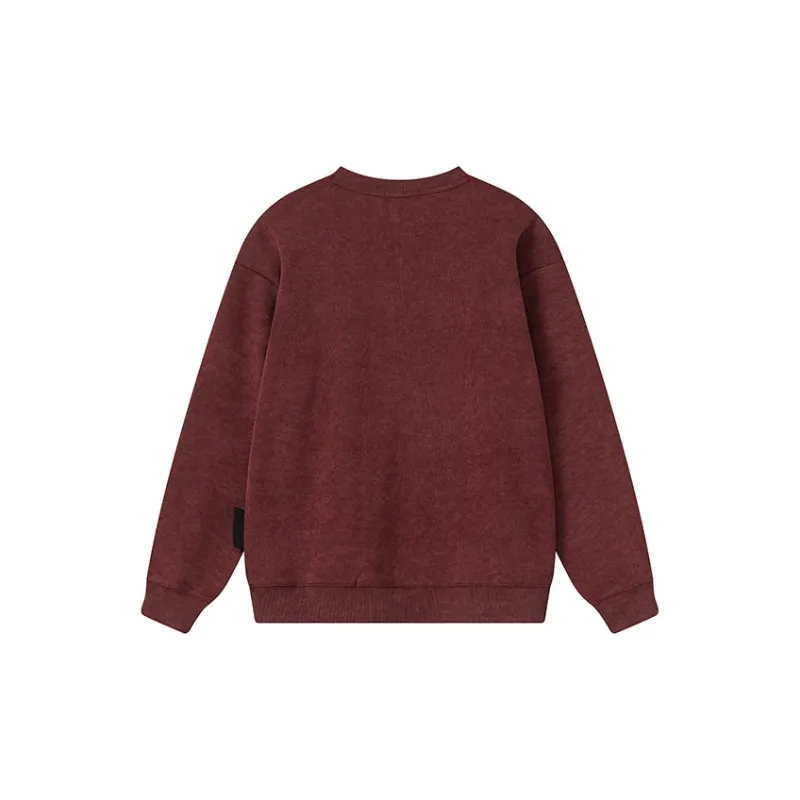 CAISEDI Sweatshirts Men Red-1
