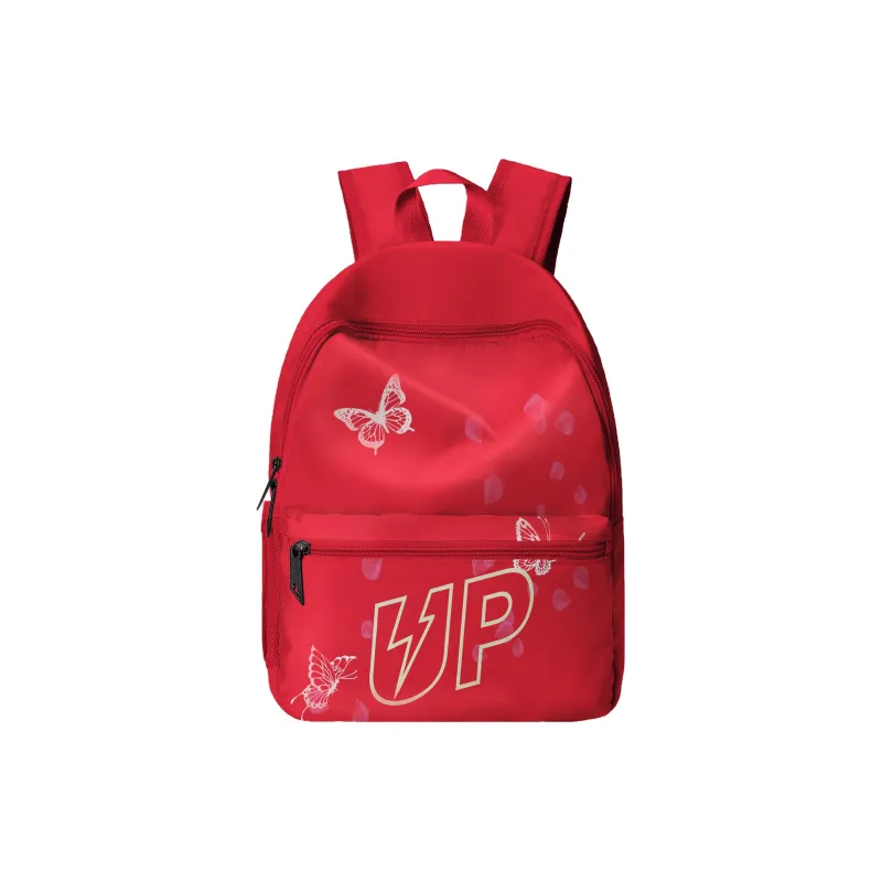 TURN UP Polyester Backpack Regular Unisex Red-8