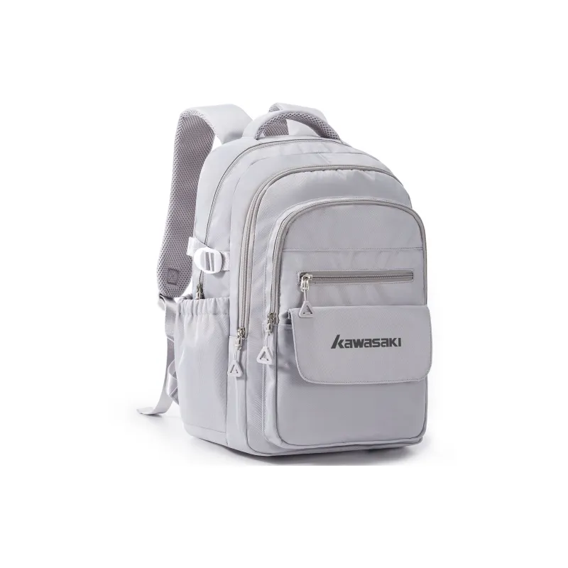 Kawasaki Fabric Backpack Regular Unisex Light Blue/Light Gray/Ecru-7