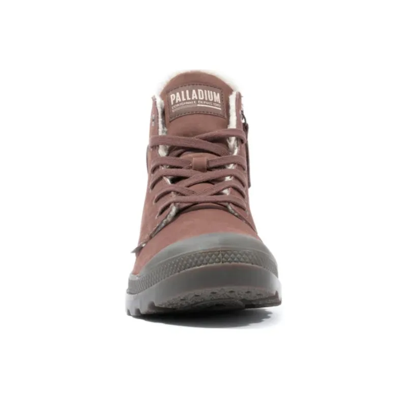 Palladium Pampa Ankle Boots Men's Red Brown-4