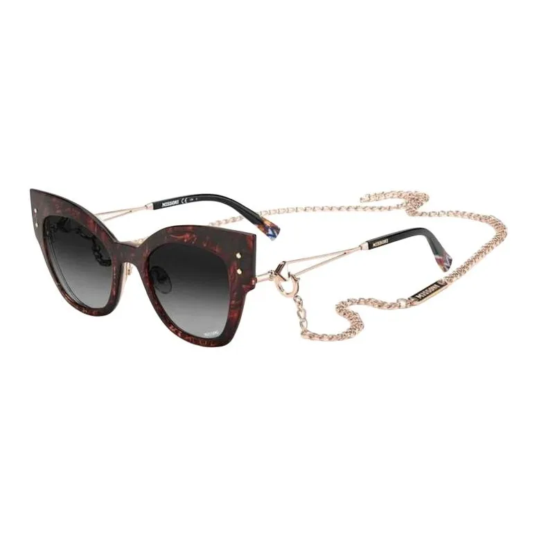 MISSONI Stainless Steel Cat Eye Sunglasses Women's Yellow-0