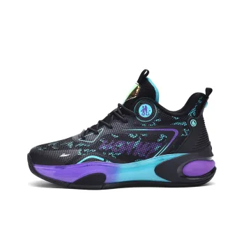 Kuding Cushioning Anti Slip And Wear Resistant Rebound Mid Top Slightly Noisy From Friction Basketball Shoes Unisex