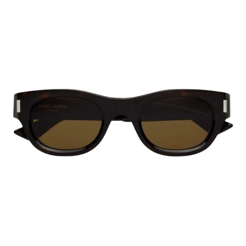 SAINT LAURENT Acetate Square Sunglasses Women's Black-1