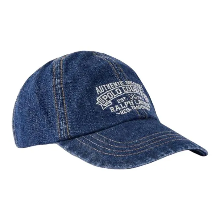 Polo Ralph Lauren Denim, 100% Cotton Baseball Caps Men's Blue-1