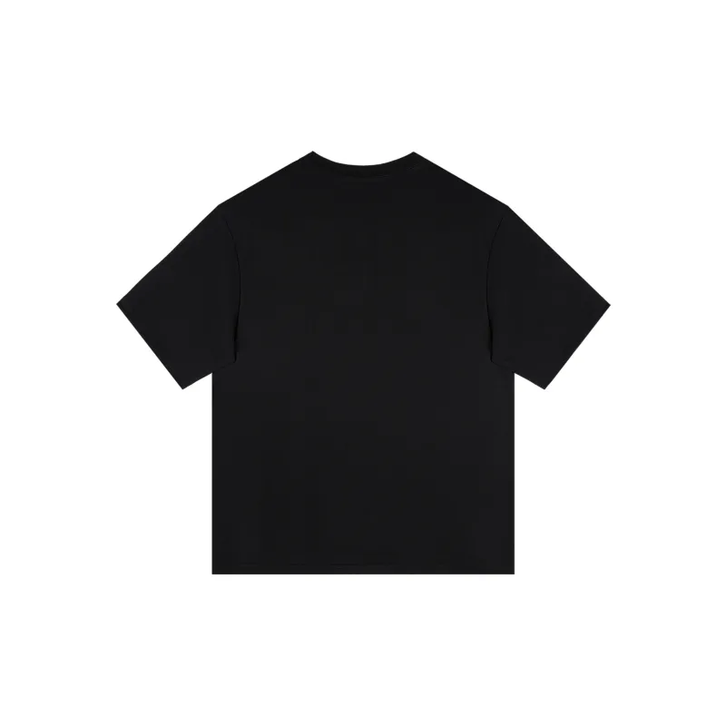Kepu T-Shirt Unisex Black Stamp Yellow-4