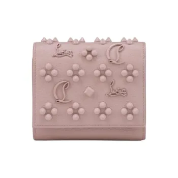 CL LUBOTING Calfskin Wallet Women's Pink