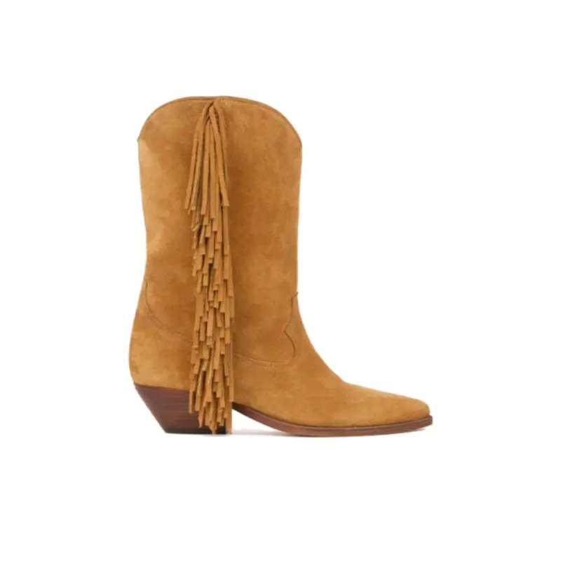 ISABEL MARANT Duerto Ankle Boots Women's Brown-1