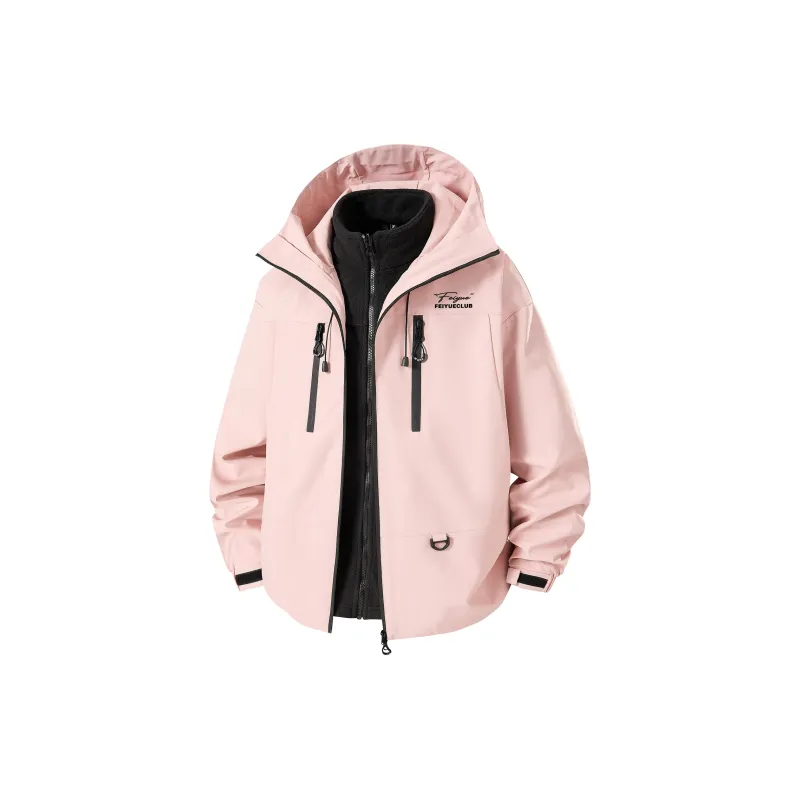 Feiyue Water-Resistant Windproof Warm Water-Repellent Windbreaker Jacket Unisex-10