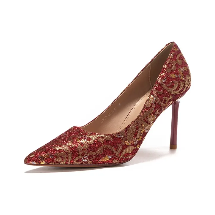 XIMO BULL Slim Heel High Heels Women's-10