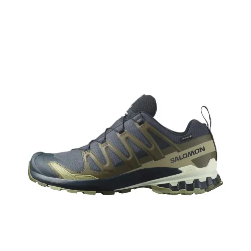 SALOMON XA Pro 3D V9 Abrasion-Resistant Low-Top Running Shoes Men's Gray