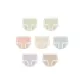 Green/Green/Blue/Blue/Purple/Coffee/Yellow (7 Pack)
