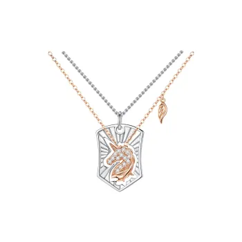 ZUOHUO S925 Silver Necklaces Unisex
