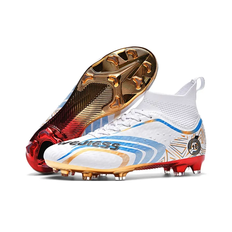 QIUTEXIONG Shock Absorbers With Slip Resistant Features Soccer Shoes Unisex-9