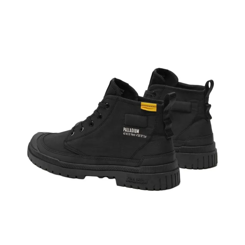 Palladium Breathable And Wear resistant Short Outdoor Boots Men's Black-3