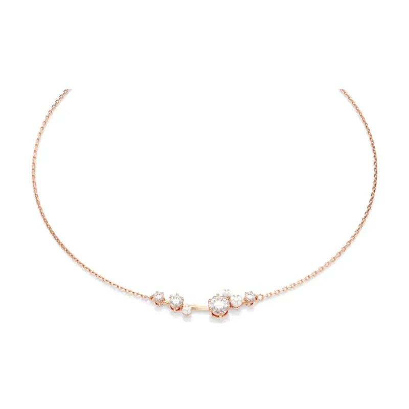 Swarovski Constella Faux Crystal Necklaces Women's Rose Gold-0