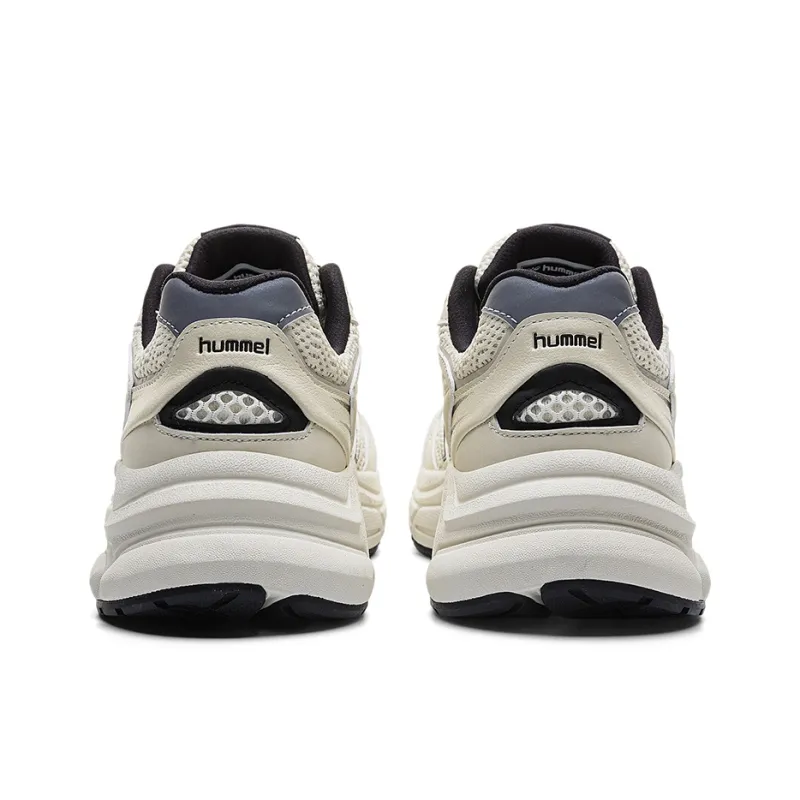 Hummel Cushioned Anti-Slip Wear-Resistant Lightweight Height Increasing Low-Top Chunky Sneakers Men's Ecru-3