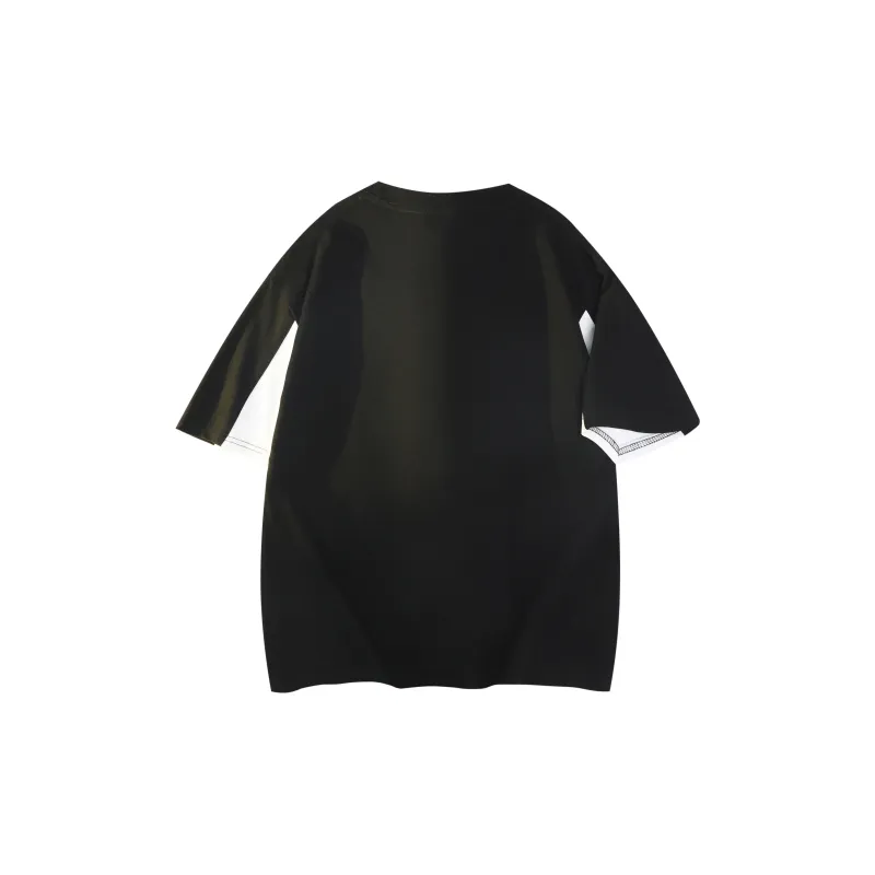 WARNING LIGHT T-Shirt Unisex Black & White-1
