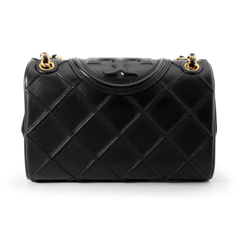 TORY BURCH Fleming Soft Small Convertible Shoulder Bag Black-2