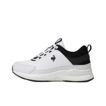 Le Coq Sportif Breathable Height Increase Low Top Casual Running Shoes Women's White