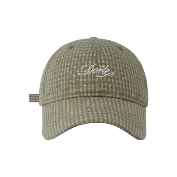 FREE RABBITⅡ Korean Style Fashion Versatile Plaid With A Slimming Effect Baseball Caps Unisex-6