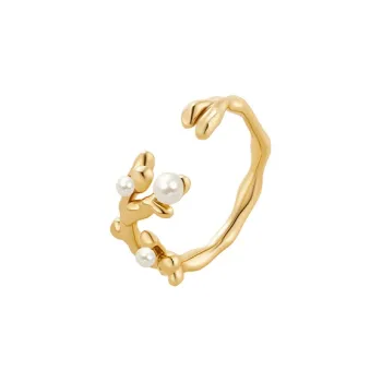 Amber Lollipop Venus Collection Pearl Rings Women's