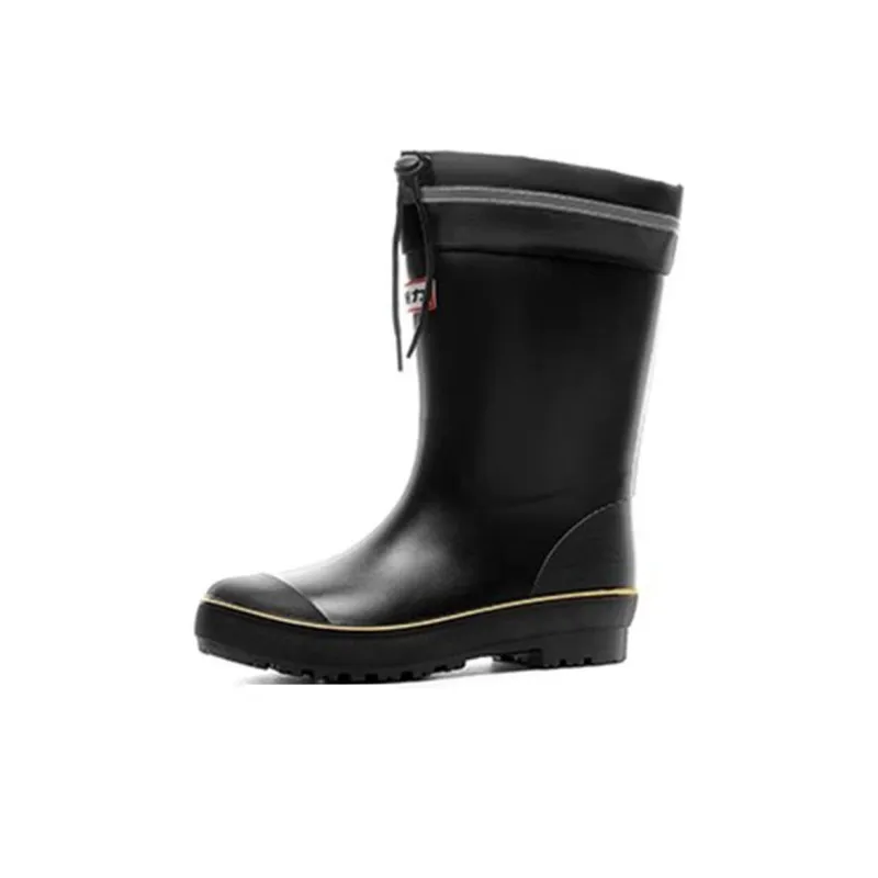 WARRIOR Rain Boots Men Black-0