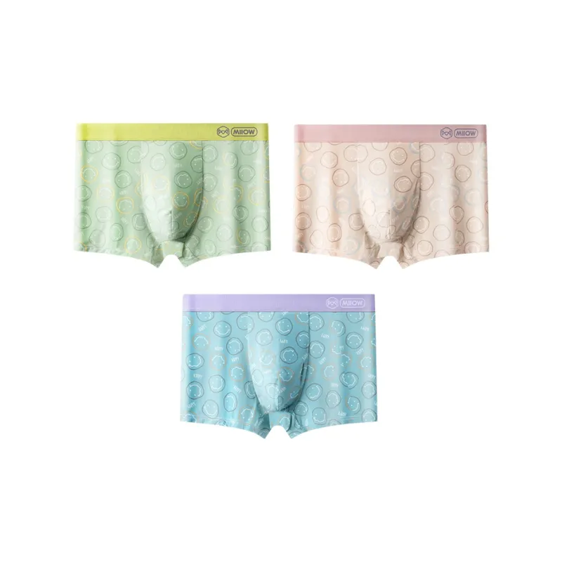 MIIOW Trendy Party Collection Cooling Summer Collection Underpants Men's 3 Pack-10