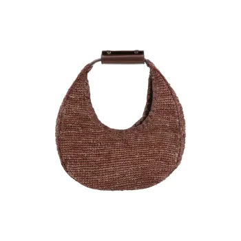 Staud Moon Raffia Tote Bag