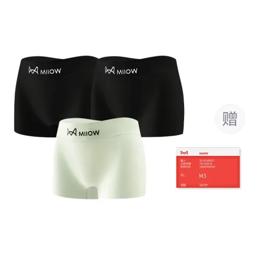 MIIOW Trend Party Series Underpants Women's Shopping Bag 3 Pack