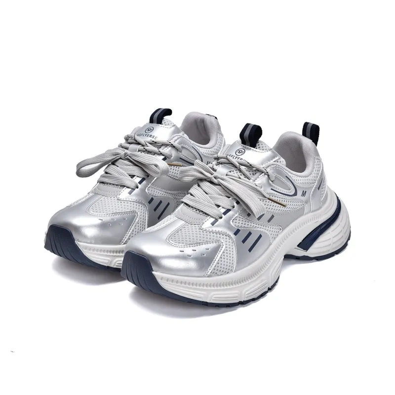 MISTERY Support Wear-Resistant Slip-Resistant Low-Top Chunky Sneakers Women's-3
