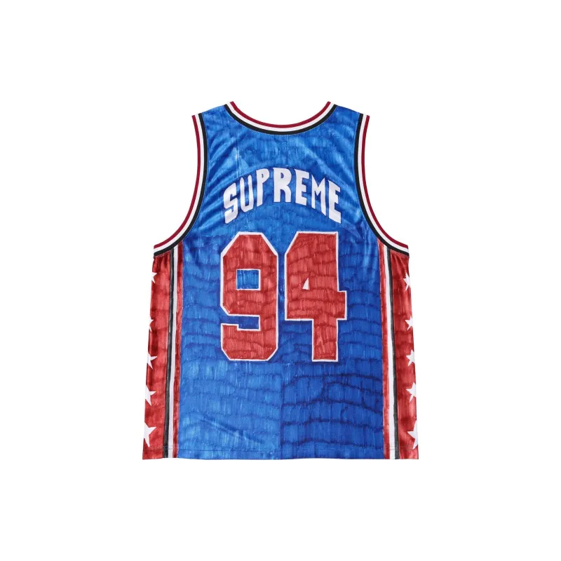 Supreme Basketball Jerseys Unisex Blue-1