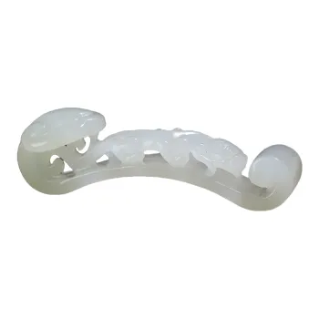 Jade Charm Yao Hetian Jade Pendants White Jade/Pale Greenish White Jade Unisex
