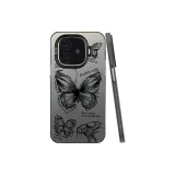 Moonlight Black-Sketch Butterfly S