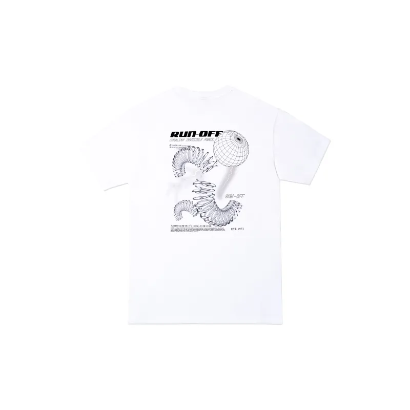 CORALIAN RUNOFF T-Shirt Unisex White-1