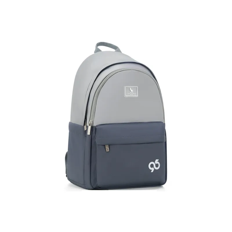 OIWAS Fabric Backpack Regular Unisex Gray/Khaki-2