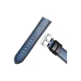 Silver-Tone Buckle-Blue